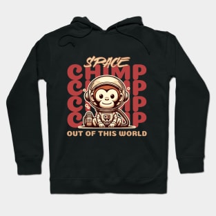 Space monkey Astronaut chimp Hoodie